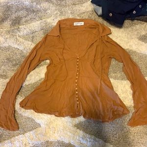 Dance & Marvel tan long sleeve size M